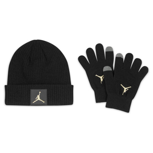 Jordan Παιδικό σετ σκουφάκι & γάντια Metal Jumpman Patch Beanie Set